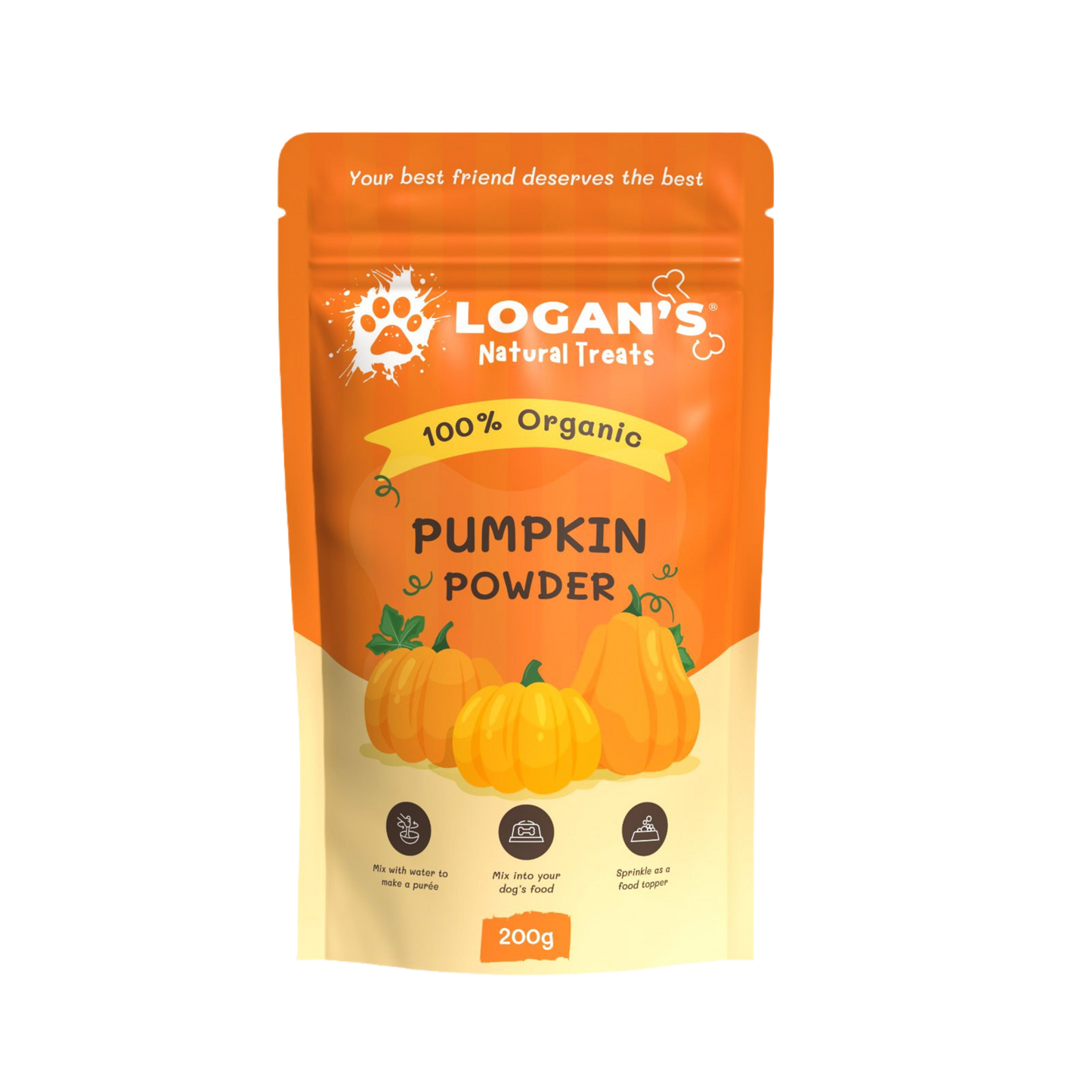 Organic pumpkin powder