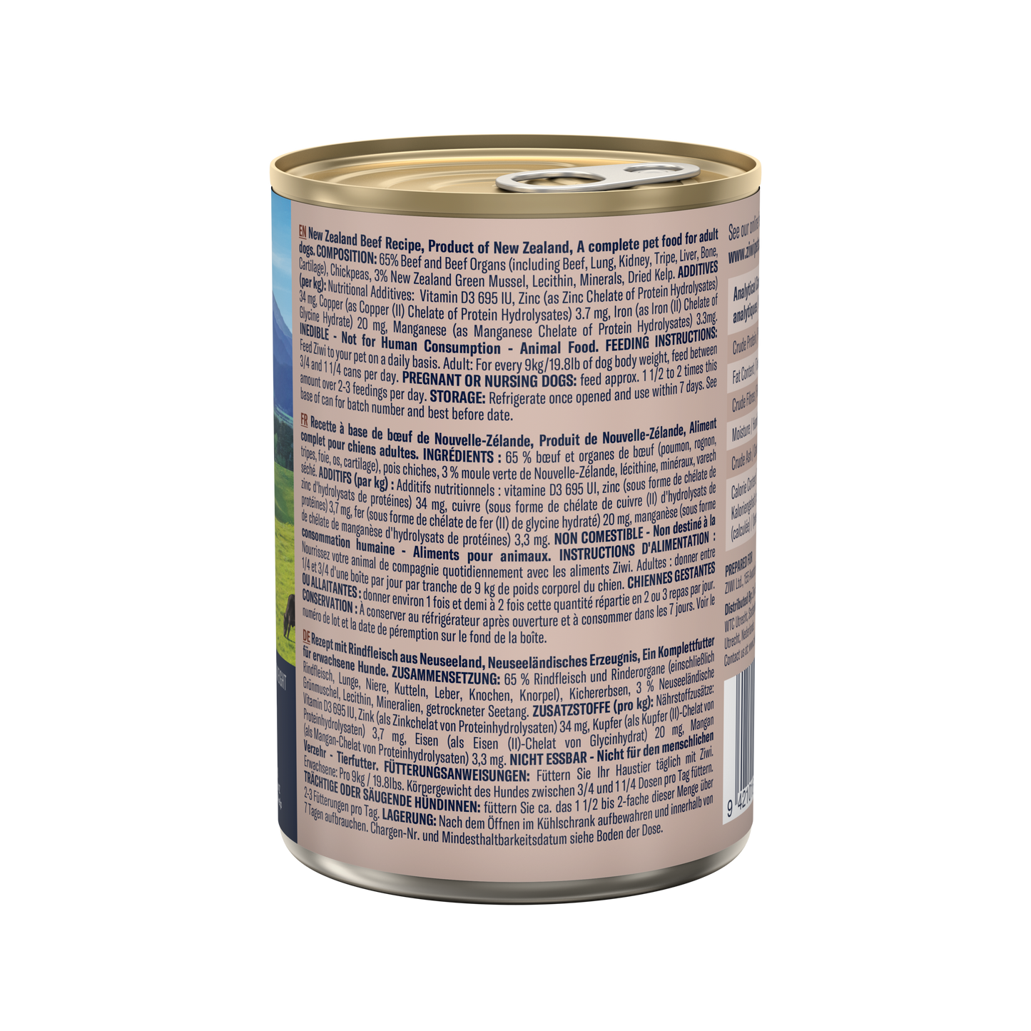 Wet food with beef | for dogs