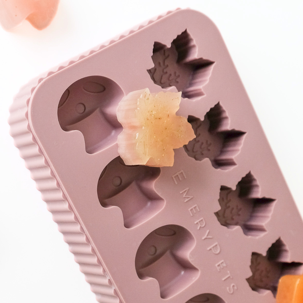 Silicone mold MAPLE LEAF + MUSHROOM