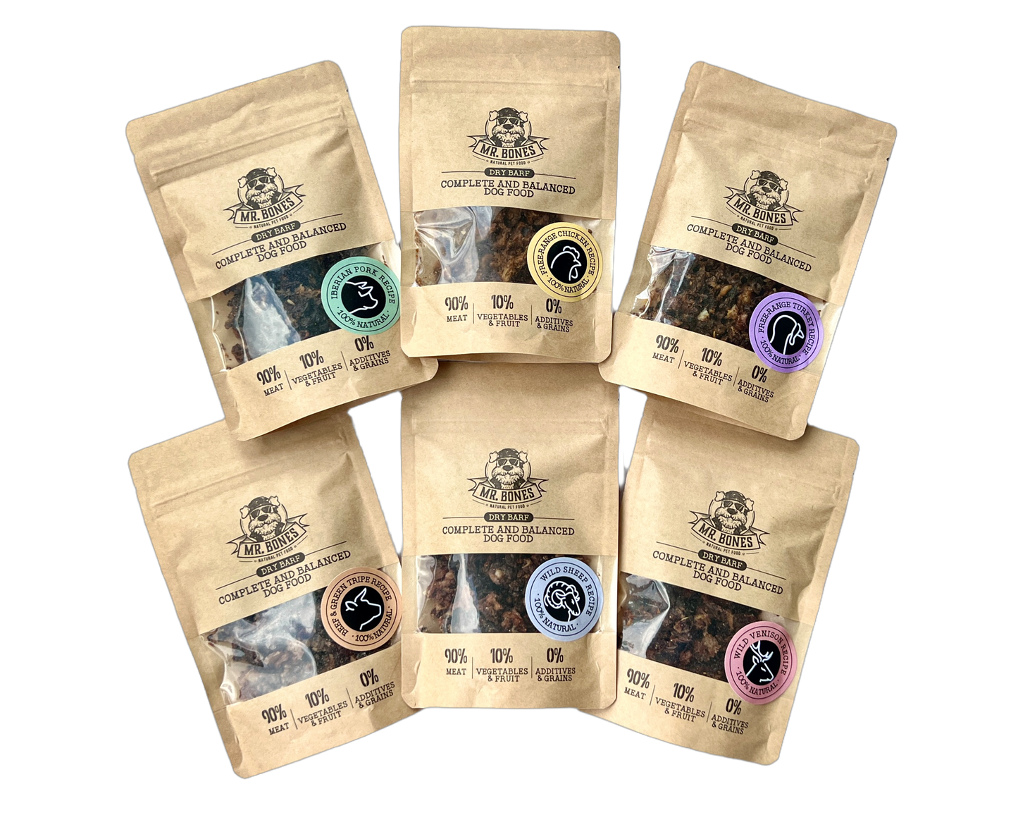 Prøvepose av fullfôrene