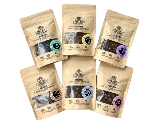 Prøvepose av fullfôrene