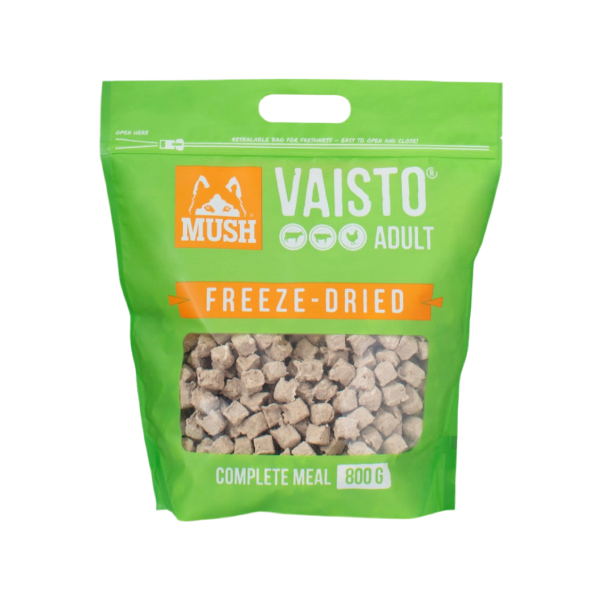 Fullfôr av storfe, gris og kylling