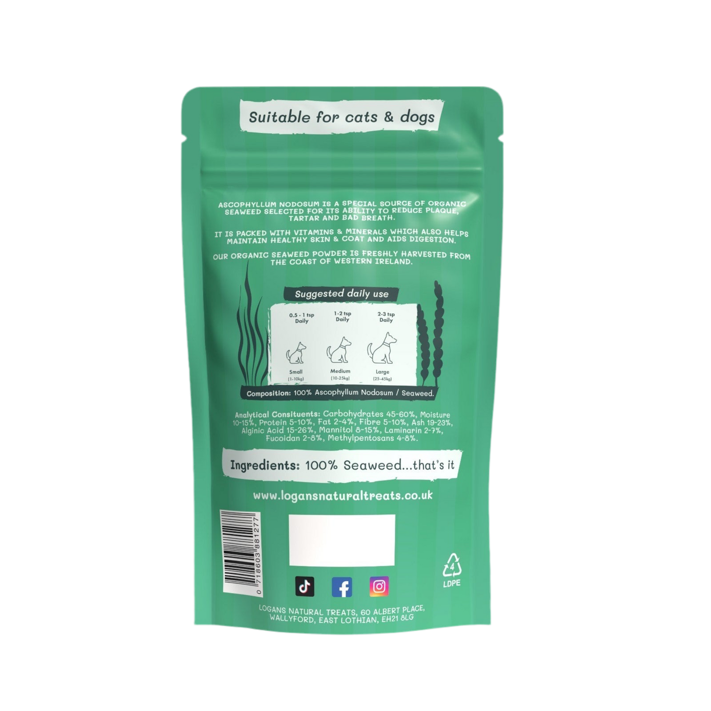 Økologisk tangpulver