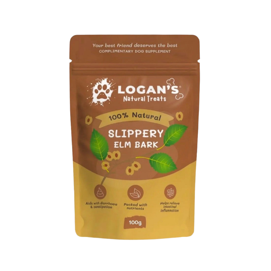 Slippery elm bark powder