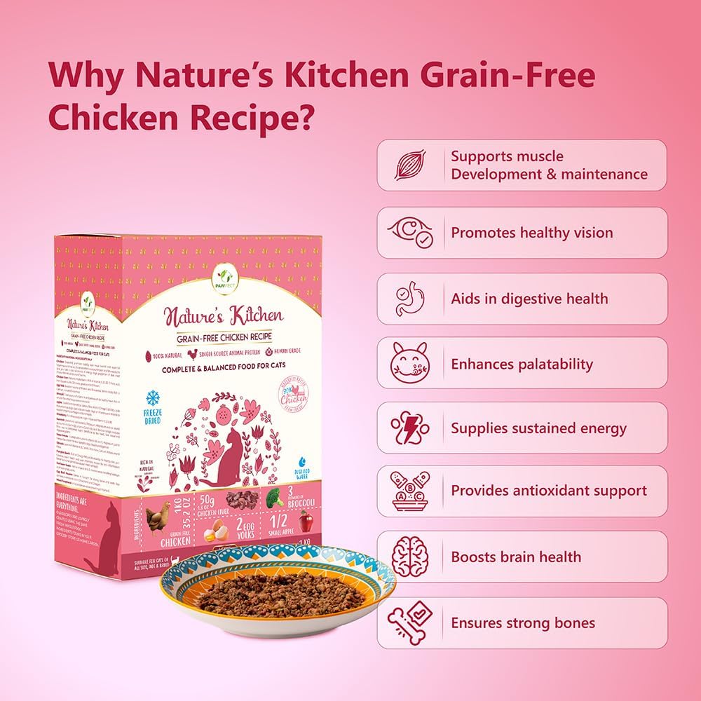 Freeze-dried chicken food | for cats
