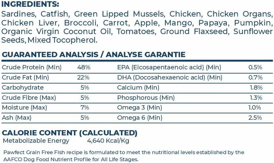 Freeze-dried food of fish and chicken | for dogs