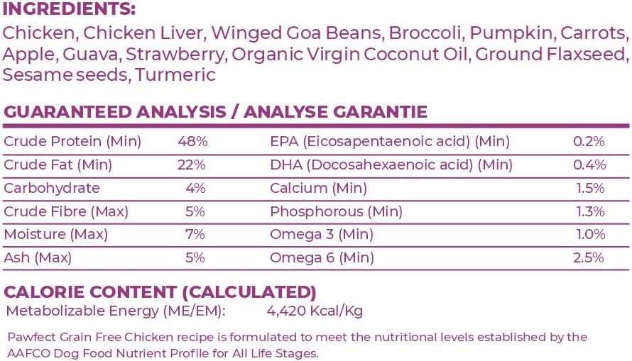 Freeze-dried chicken food | for dogs