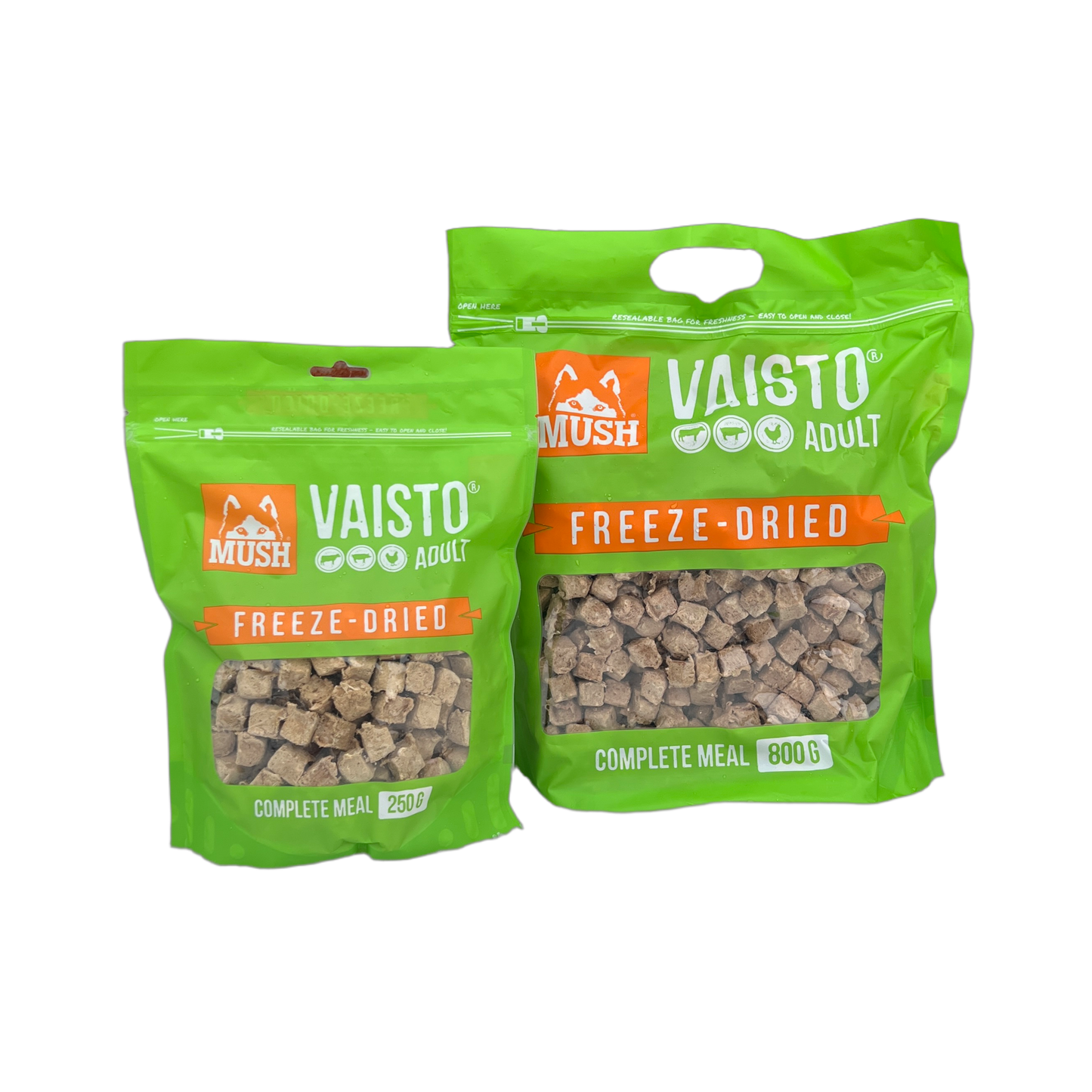 Fullfôr av storfe, gris og kylling