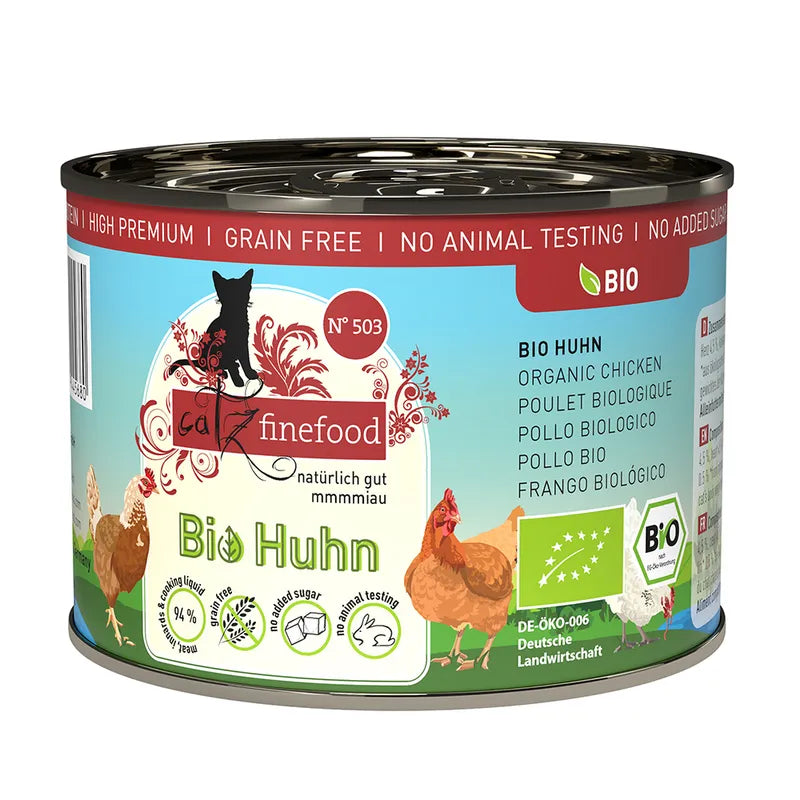 Organic wet food made from chicken | for cats
