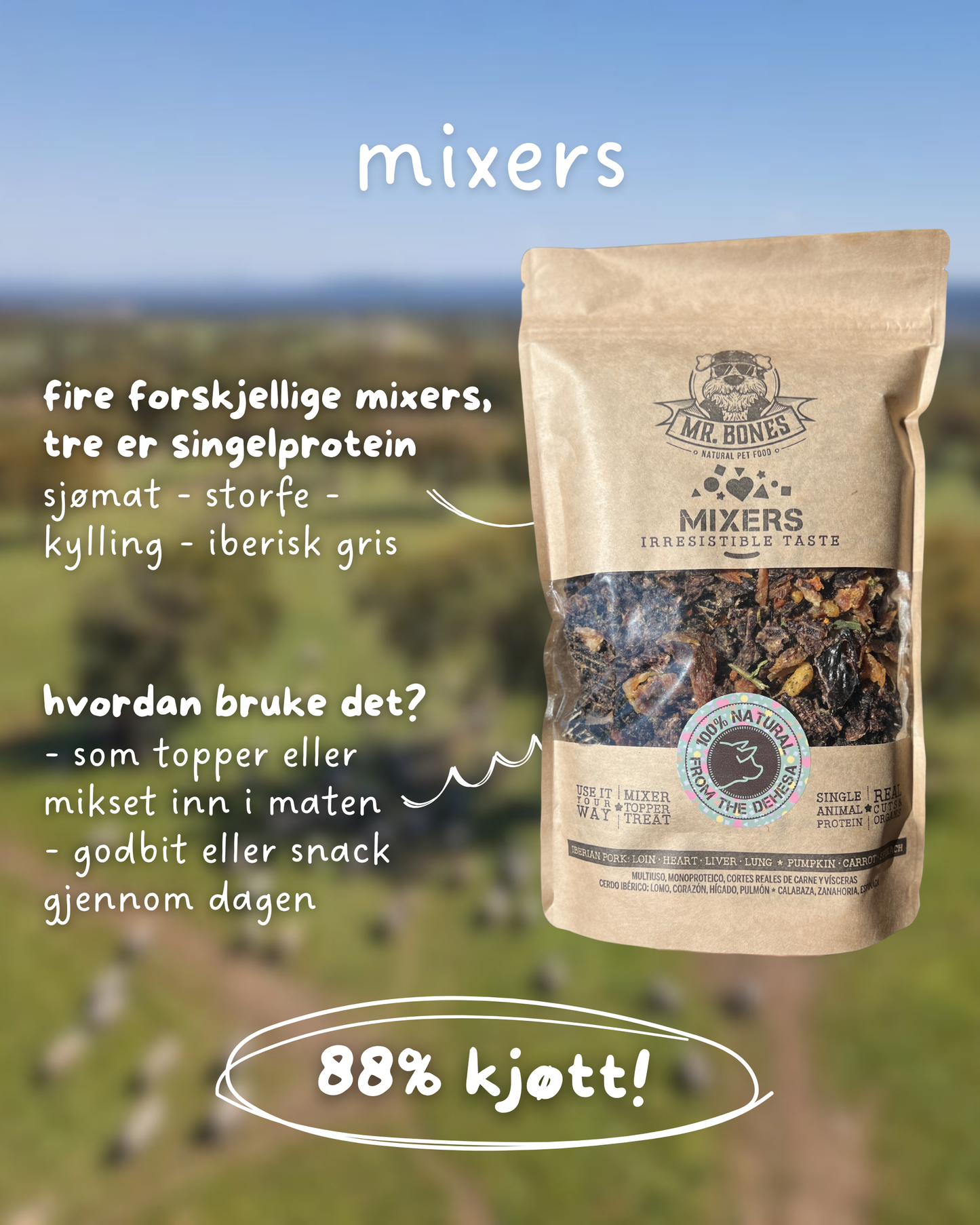Air-dried beef complementary feed