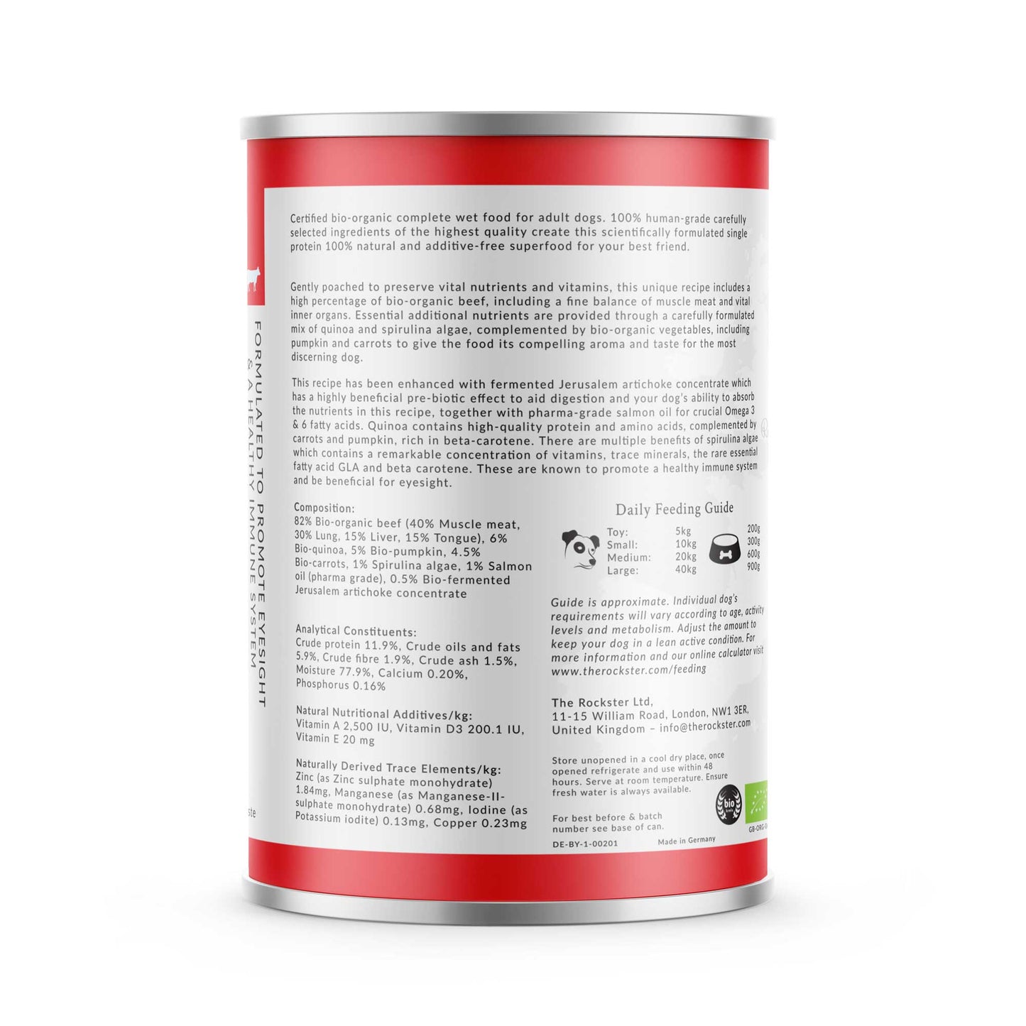 Wet food with beef | for dogs