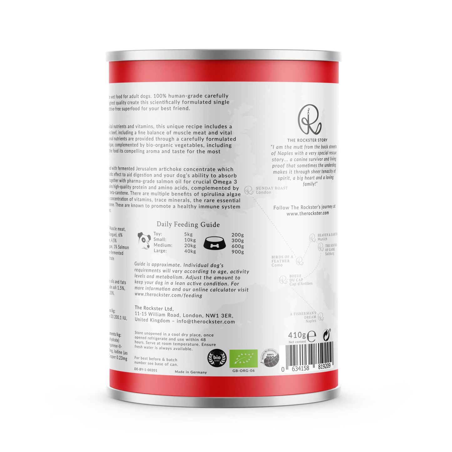 Wet food with beef | for dogs