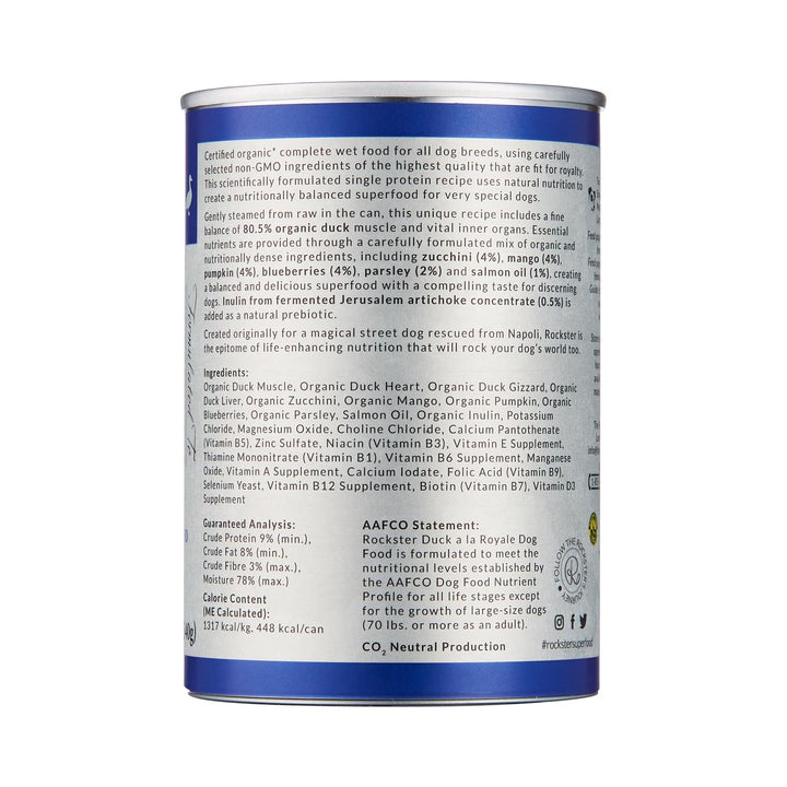 Våtfôr av and | til hund