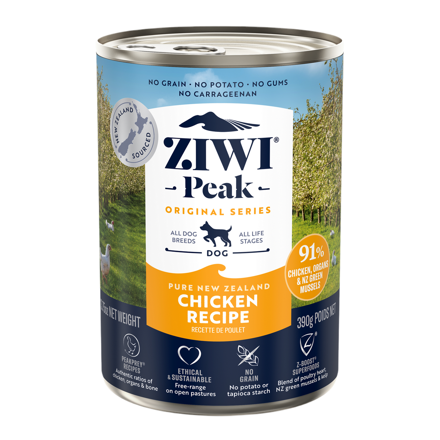 Wet food with chicken | for dogs