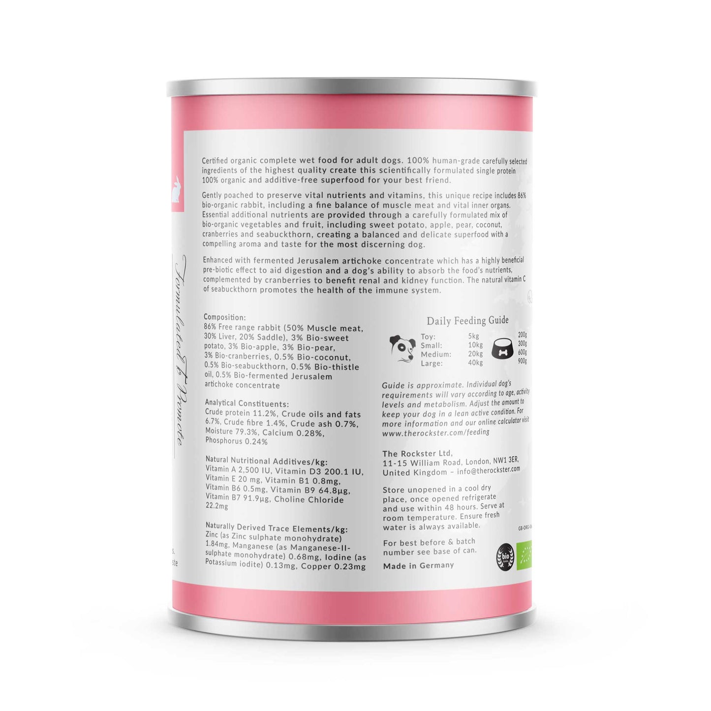 Wet food with rabbit | for dogs