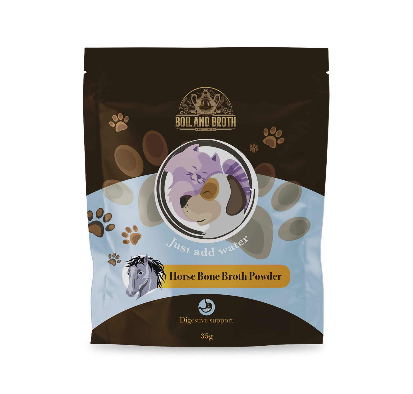 Beinkraftpulver av hest