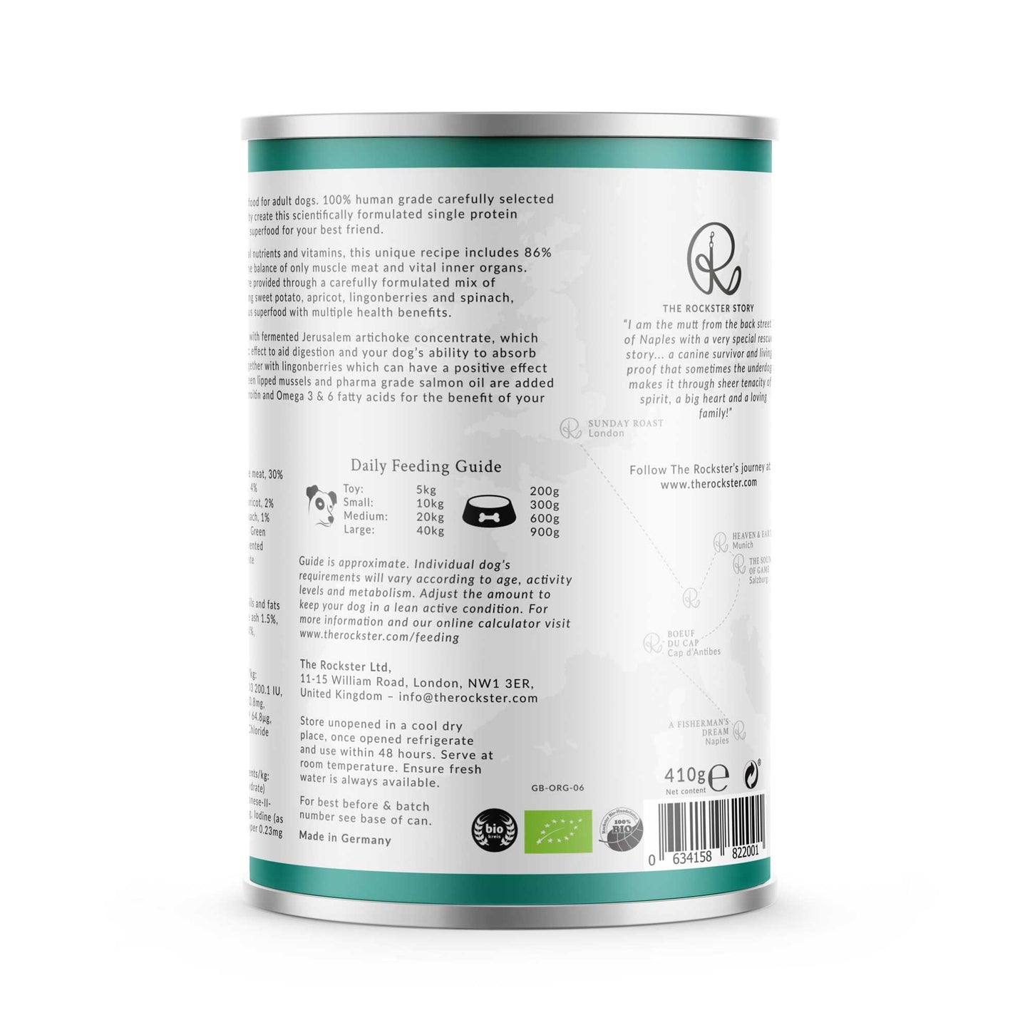Wet food with venison | for dogs