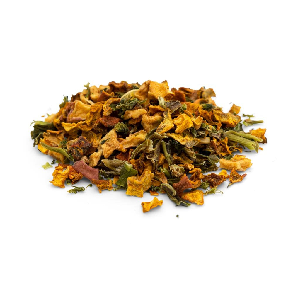 Økologisk frukt- og grønnsaksblanding