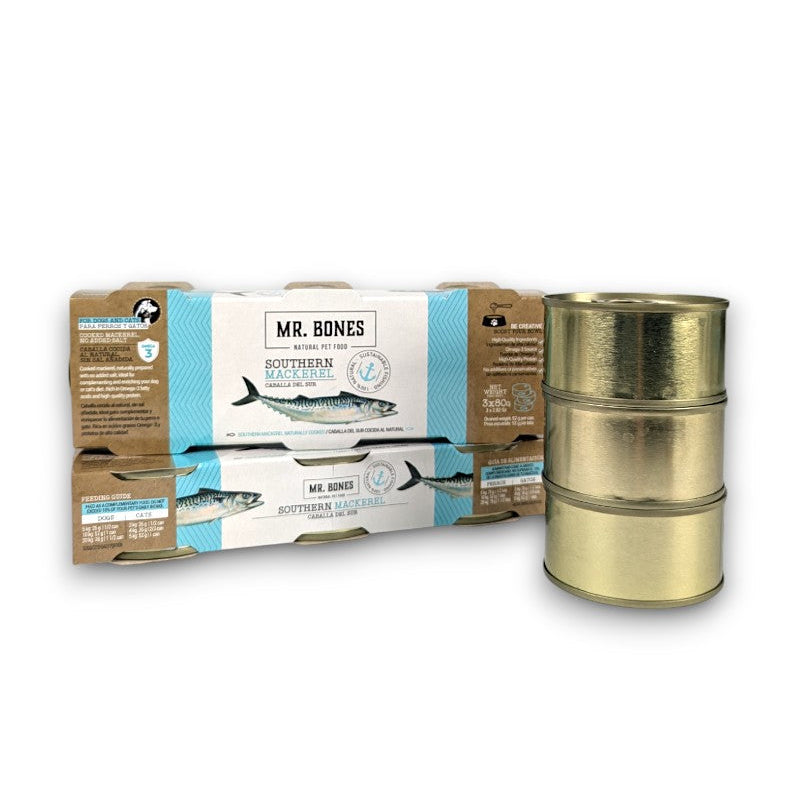 Fresh mackerel toppings