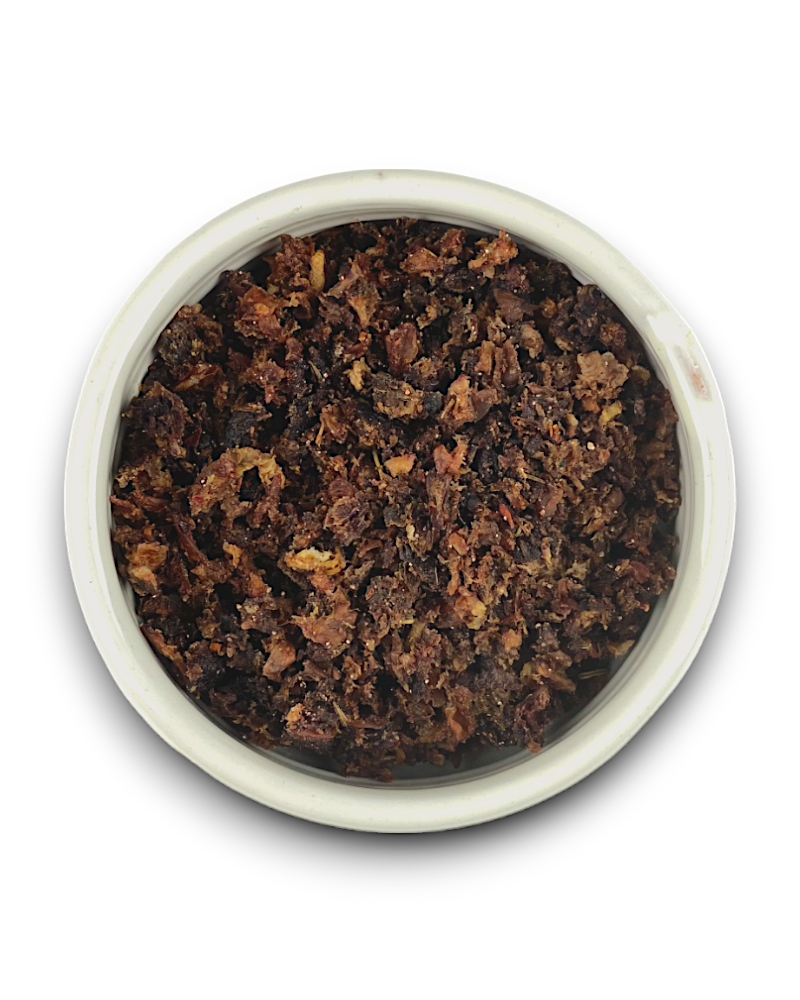 Fullfôr av hjort og grønn vom