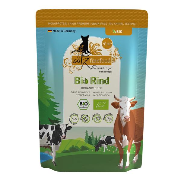 Økologisk våtfôr av storfe | til katt