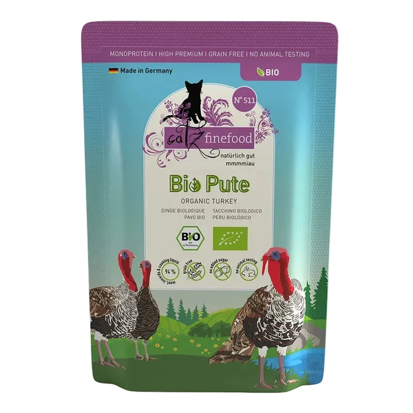 Økologisk våtfôr av kalkun | til katt