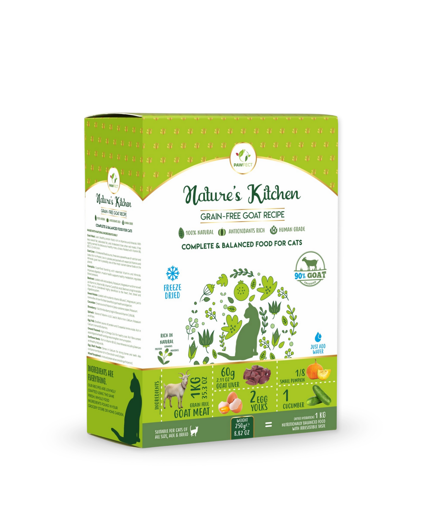 Freeze-dried goat food | for cats