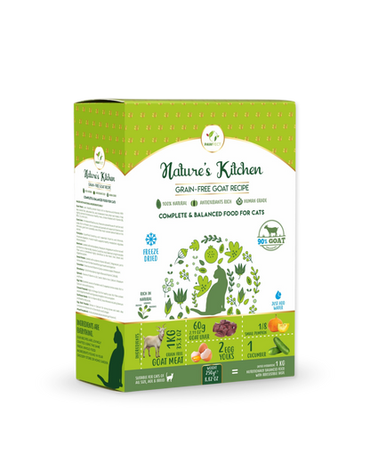 Freeze-dried goat food | for cats