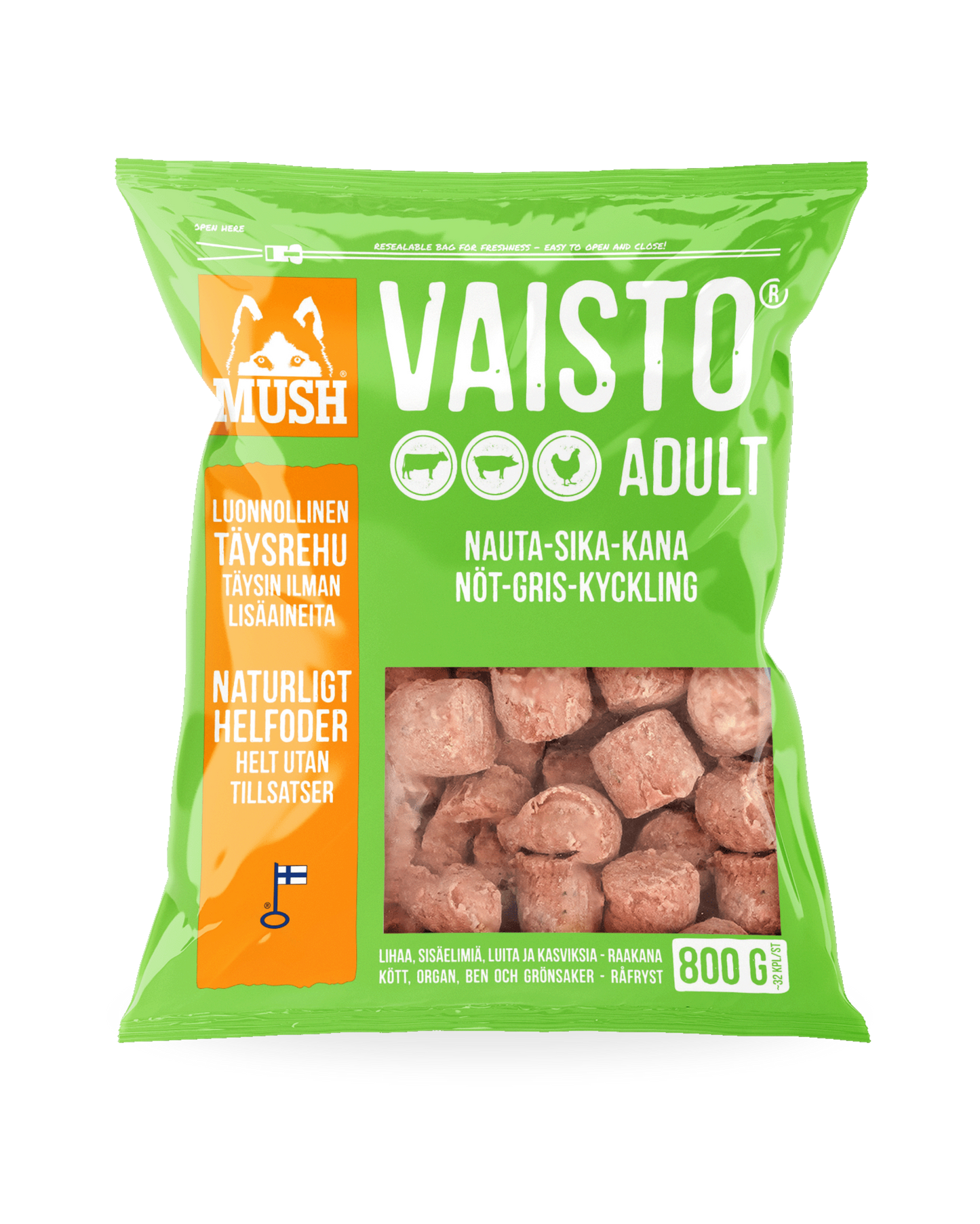 Frozen complete food for cattle, pig and chicken | dog
