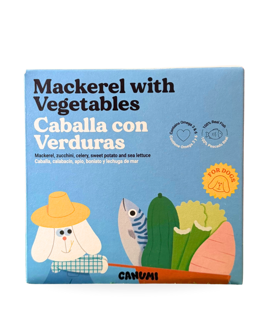 Mackerel with vegetables