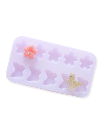 Silicone mold BUTTERFLY + SAKURA