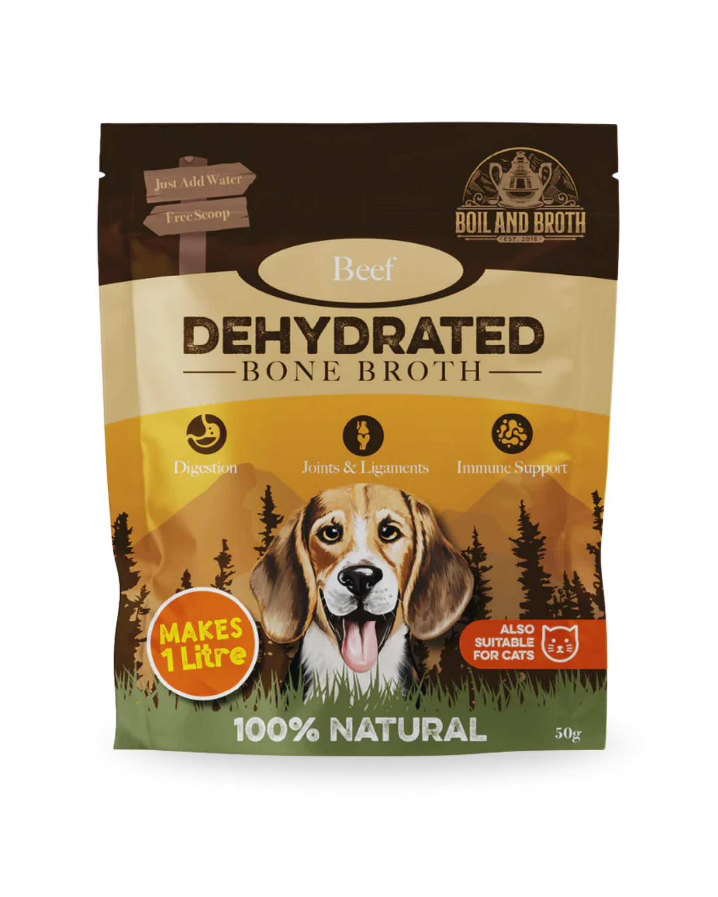 Beef bone broth powder