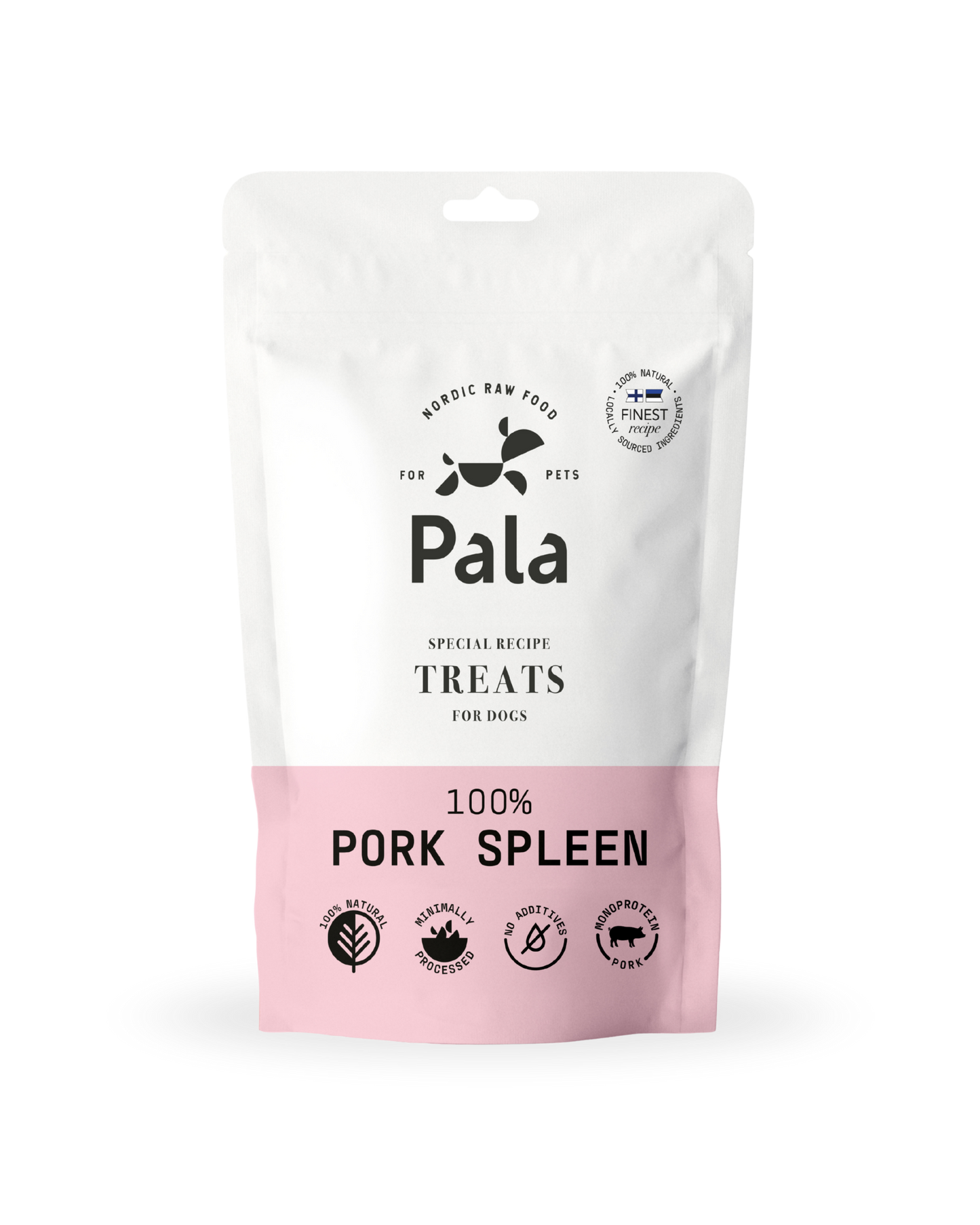 Pork spleen treats