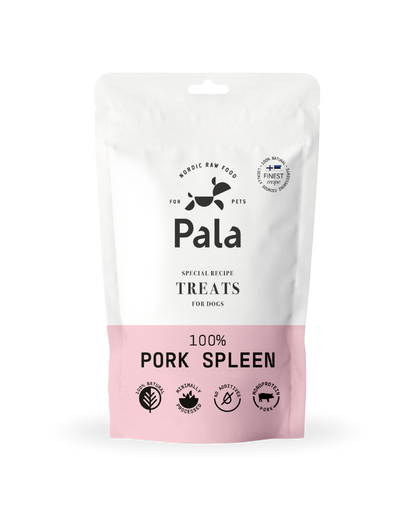 Pork spleen treats