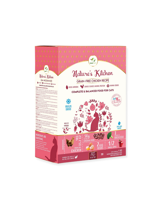 Frysetørket fôr av kylling | til katt