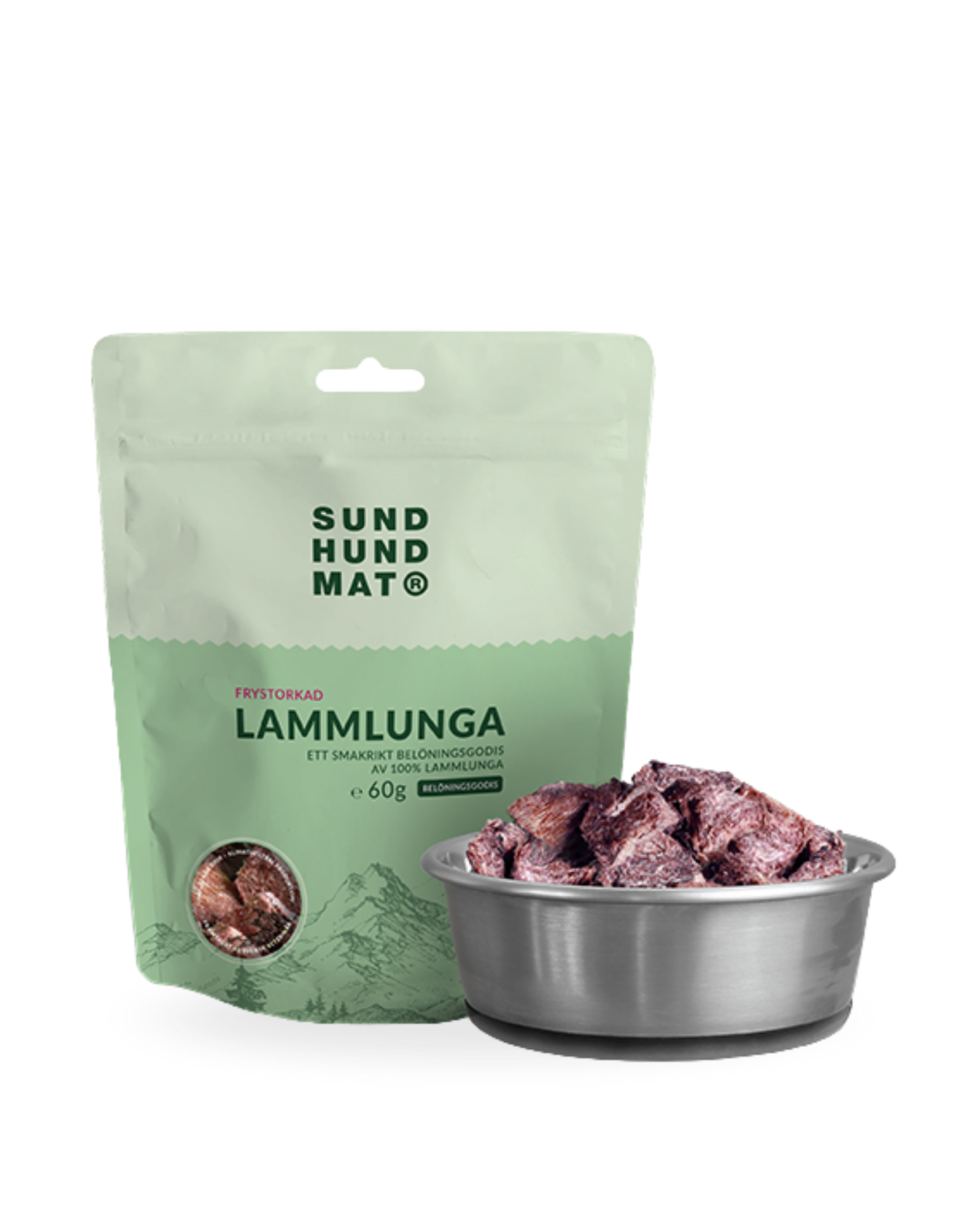 Lamb lung treats