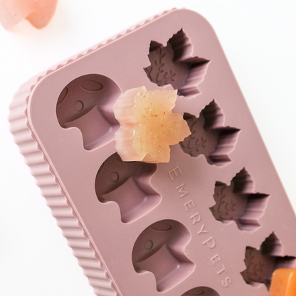 Silikonform MAPLE LEAF + MUSHROOM