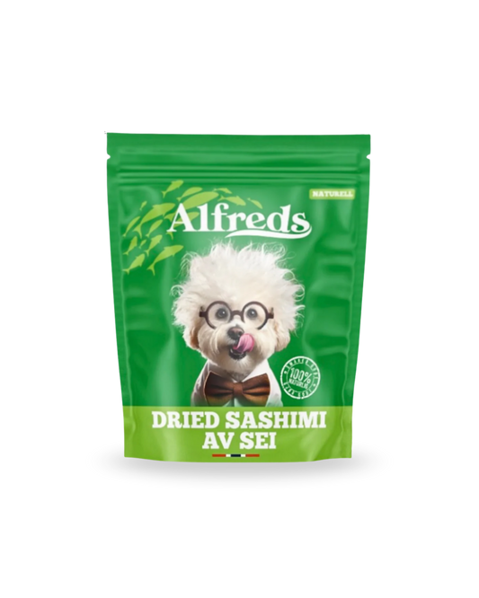 Tørket sashimi av sei
