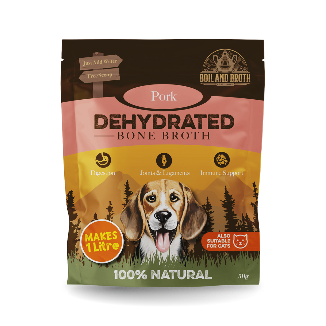 Pork bone broth powder