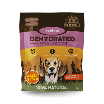 Venison bone broth powder