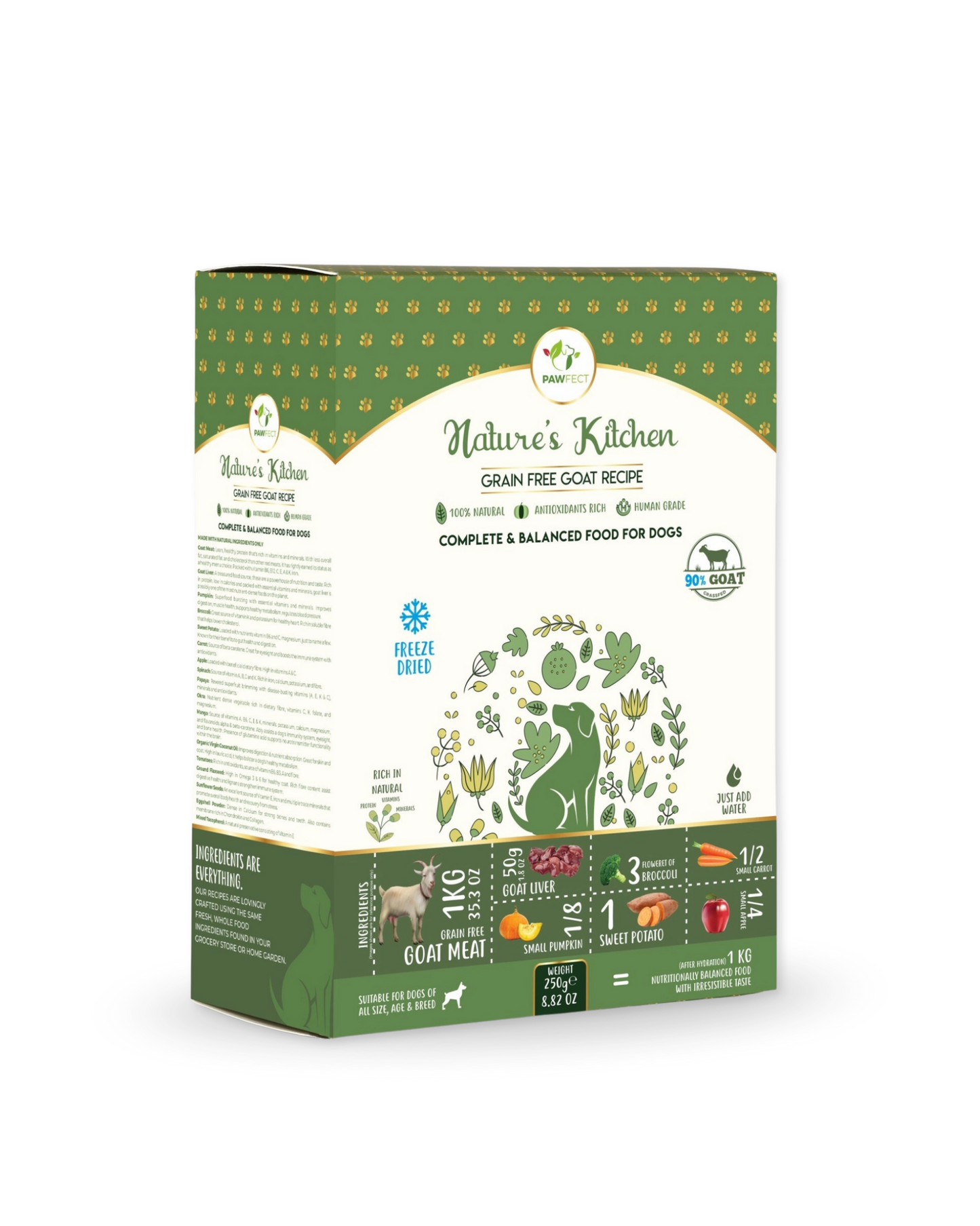 Freeze-dried goat food | for dogs