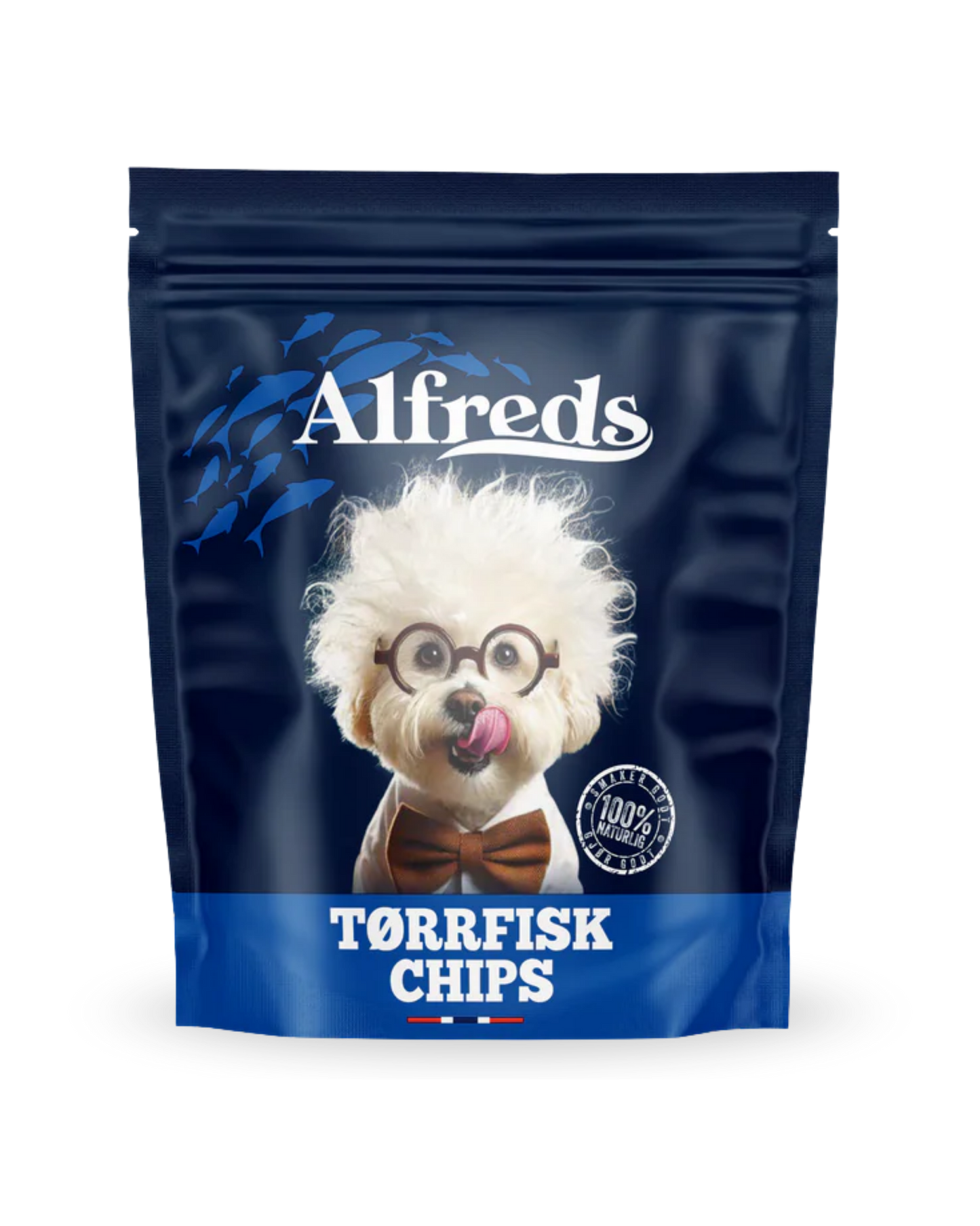 Crispy saithe chips