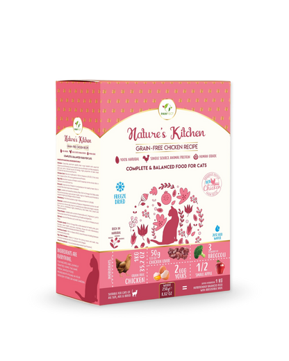 Freeze-dried chicken food | for cats