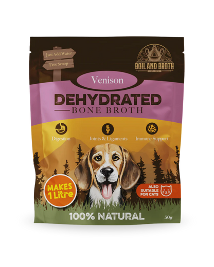 Beinkraftpulver av hjort