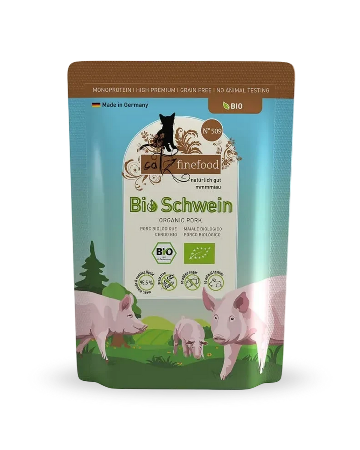 Organic wet food, pork | cat
