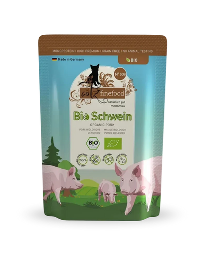 Organic wet food, pork | cat