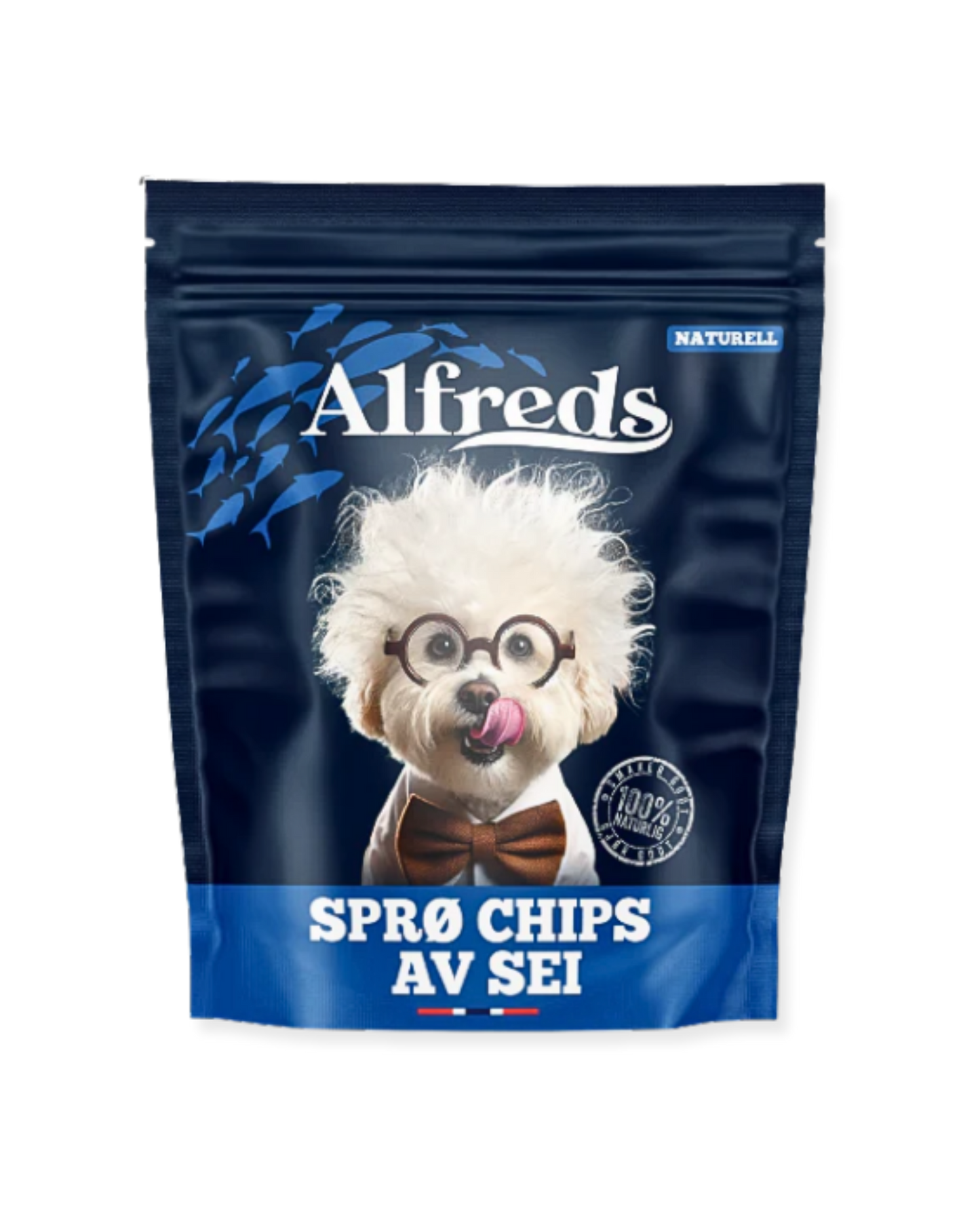 Sprø chips av sei