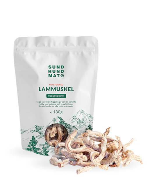 Tygg av lammemuskler