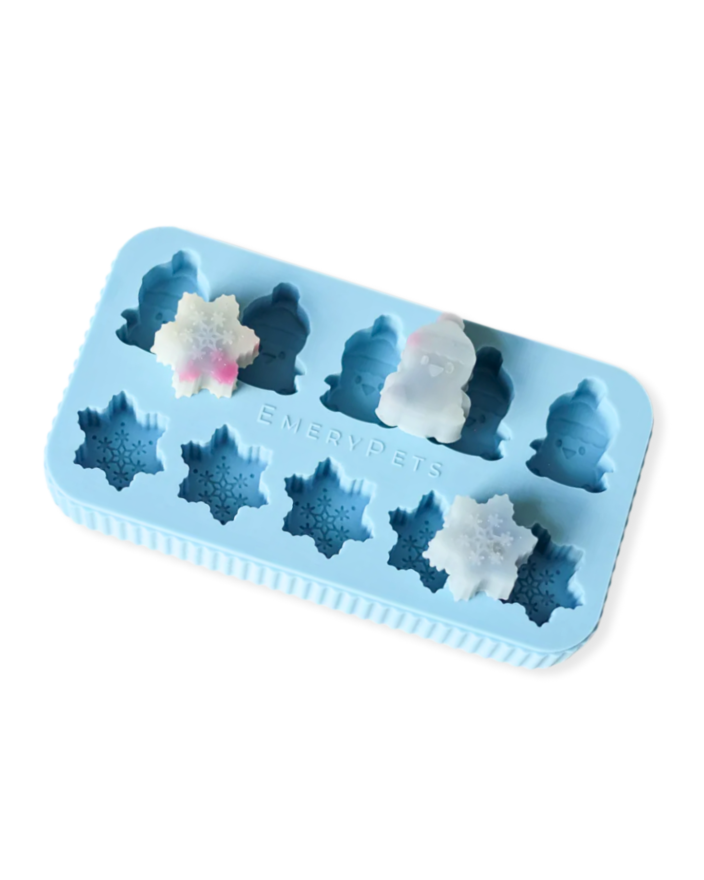 Silikonform PENGUIN + SNOWFLAKE