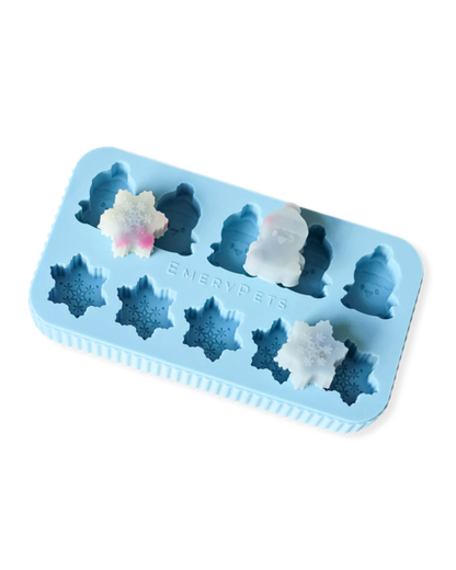 Silikonform PENGUIN + SNOWFLAKE